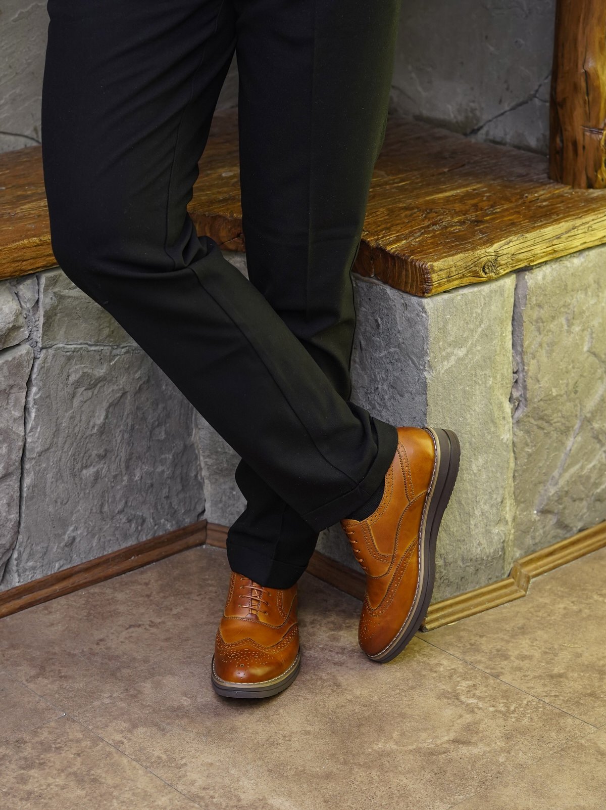 کفش مردانه چرم گاوی.260