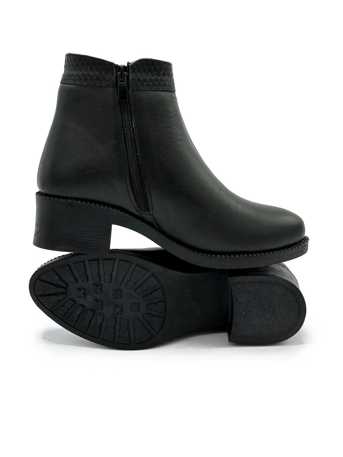 نیم بوت زنانه چرم گاوی.240628