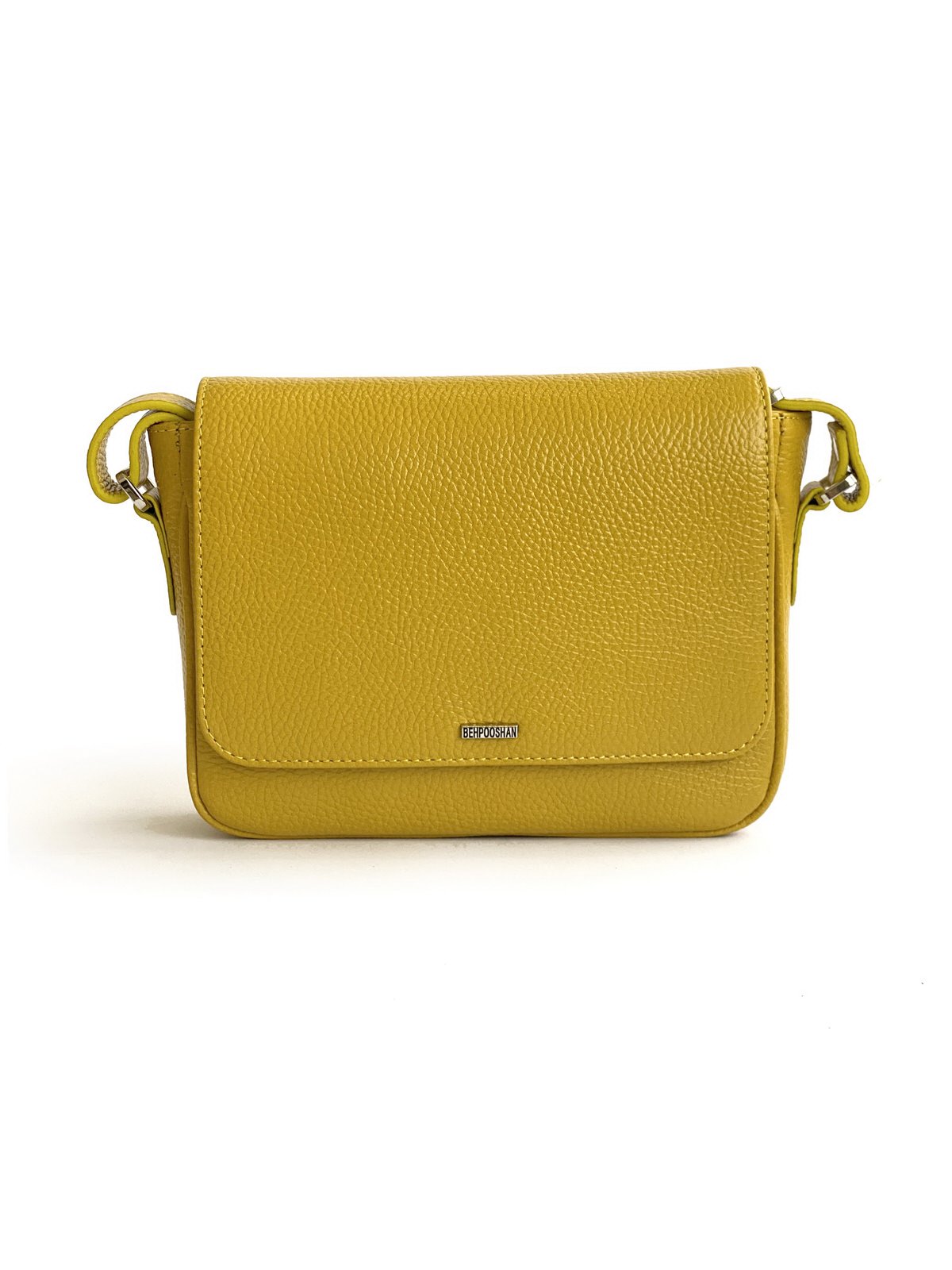کیف زنانه چرم گاوی900 , زرد فلوتر