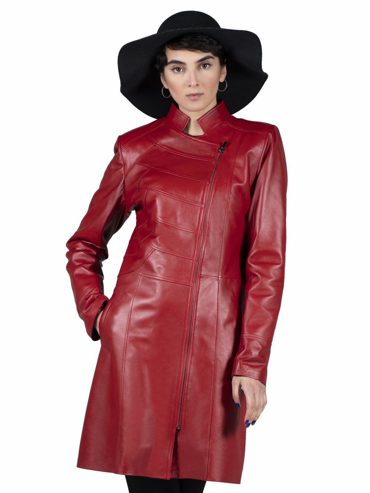 پالتو زنانه چرم گوسفندی.T680