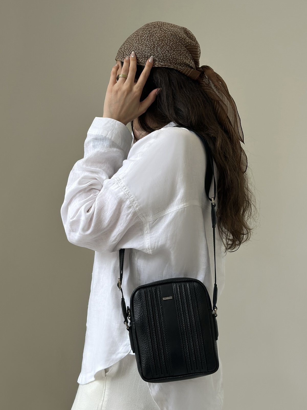 کیف دوشی.چرم گاوی632