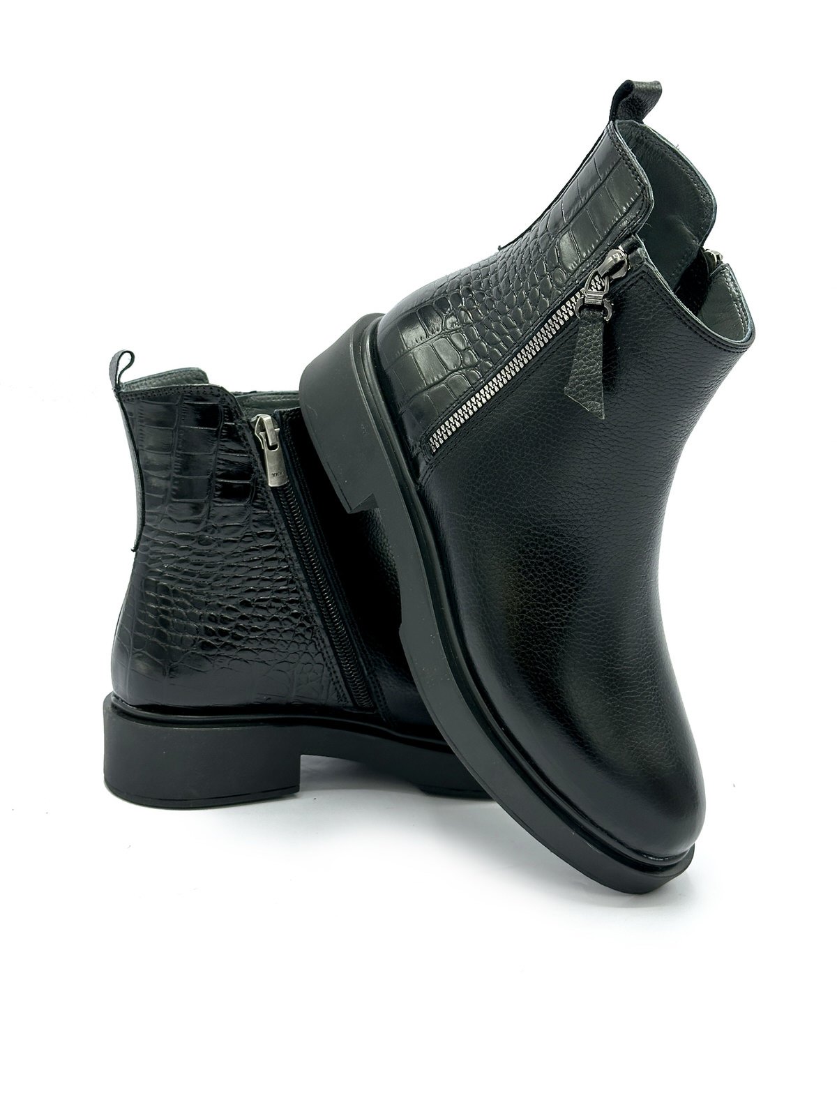 نیم بوت زنانه چرم گاوی.8605