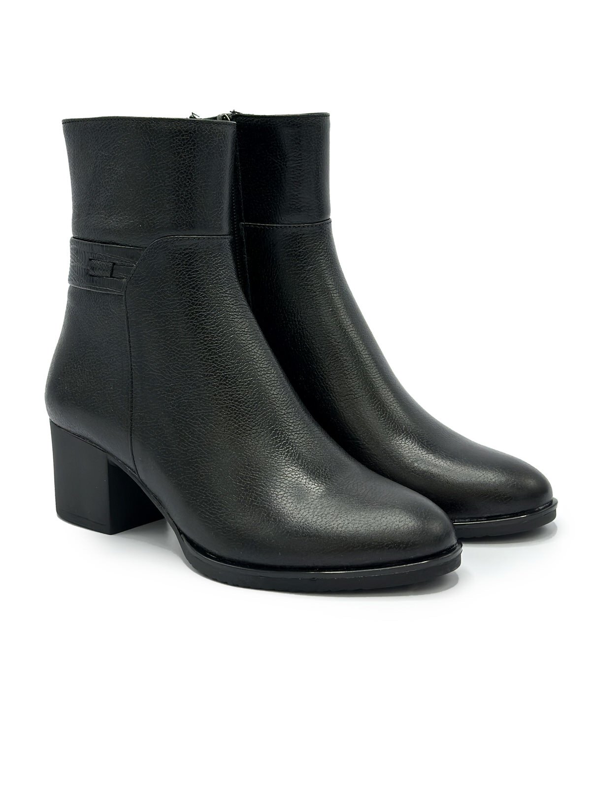 نیم بوت زنانه چرم گاوی.9914