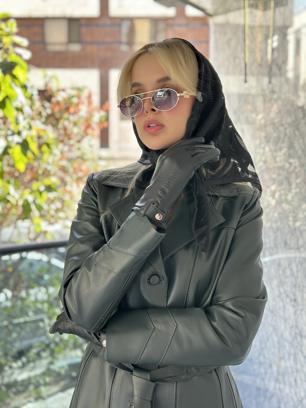 دستکش چرم زنانه.1125