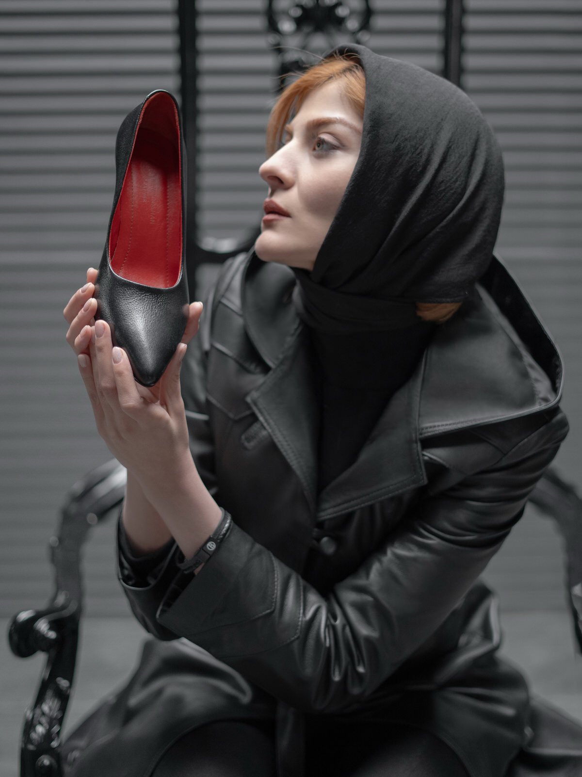 کفش زنانه چرم گاوی.906