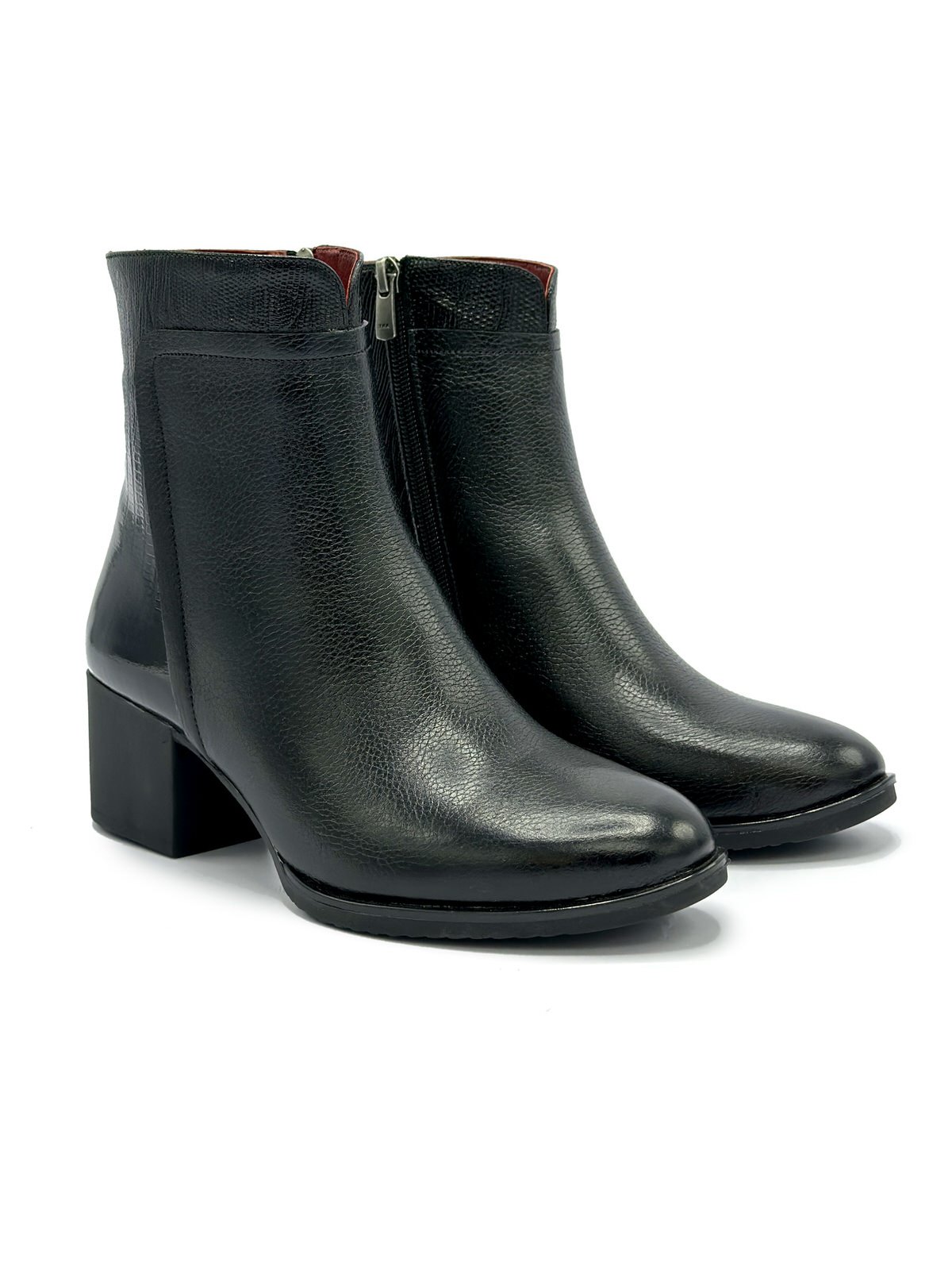 نیم بوت زنانه چرم گاوی.4006