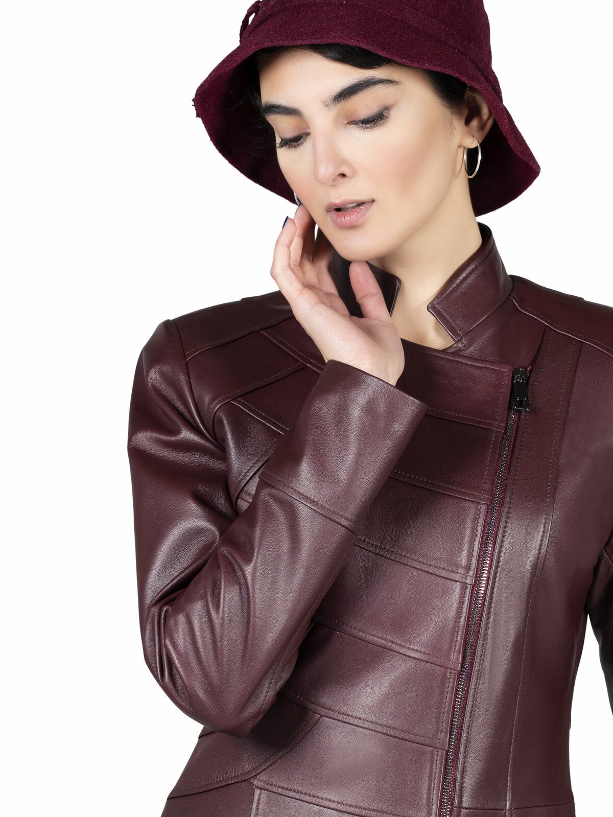 پالتو زنانه چرم گوسفندی.T680