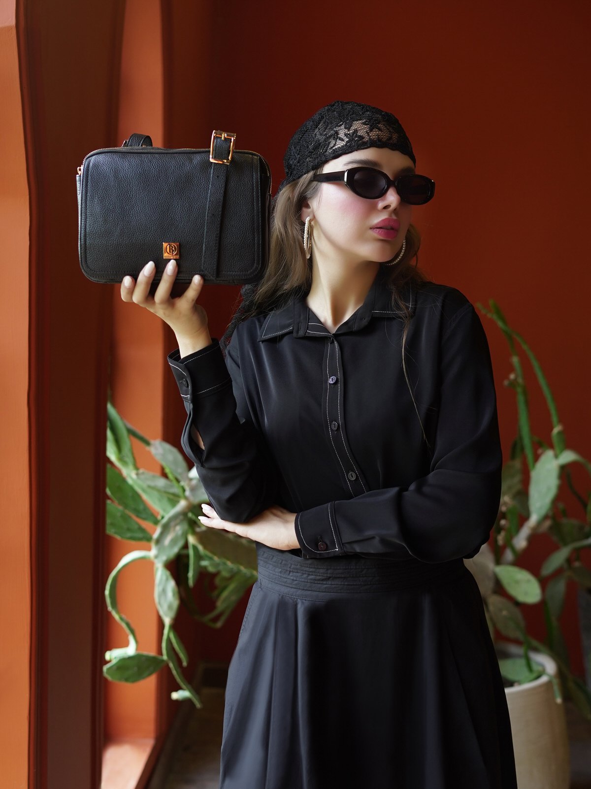 کیف زنانه چرم گاوی814