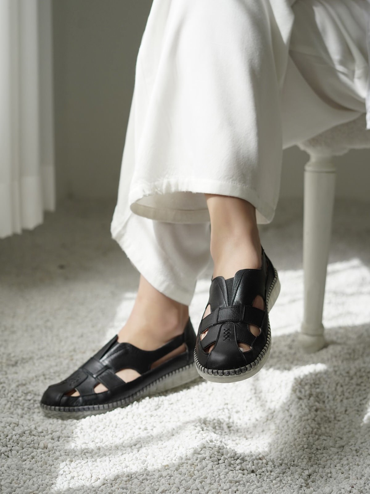 کفش زنانه چرم گاوی.4139