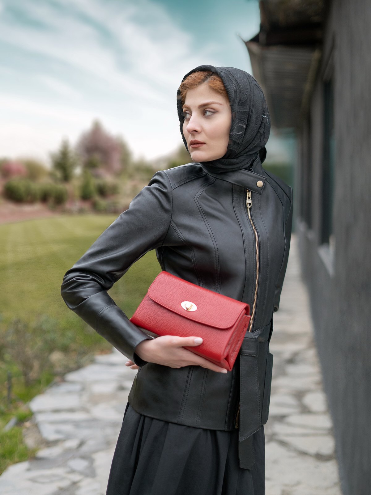کیف زنانه چرم گاوی845