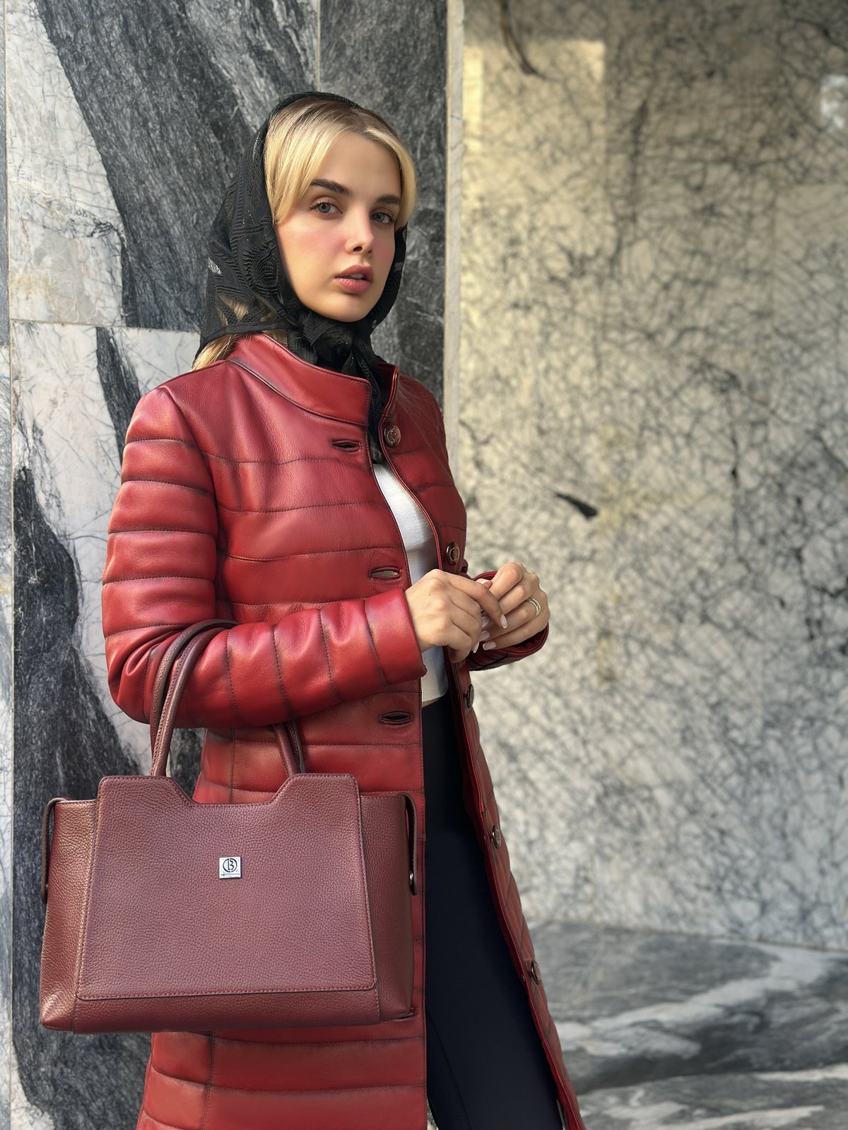 کیف زنانه چرم گاوی2906