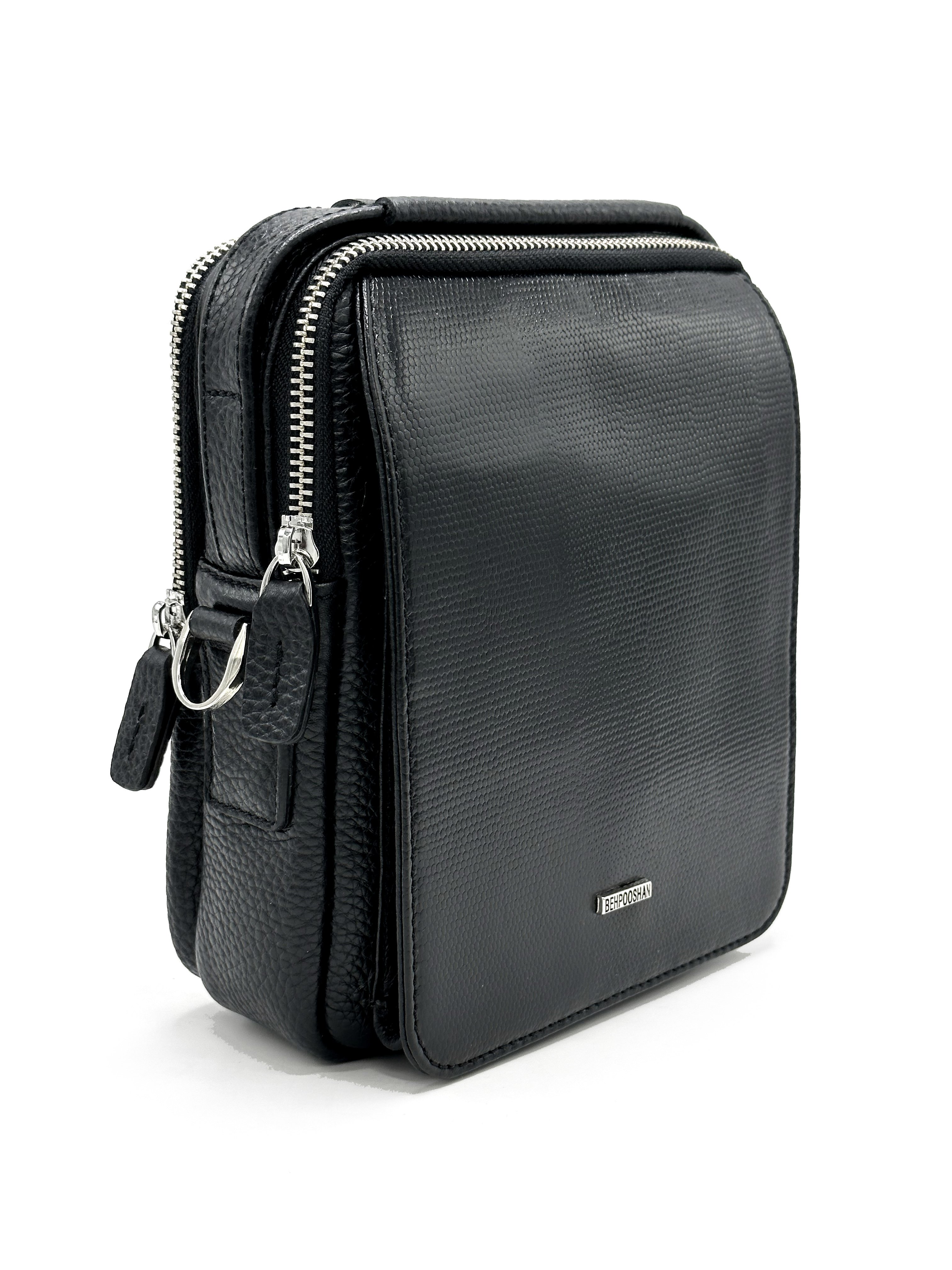 کیف دوشی چرم گاوی385