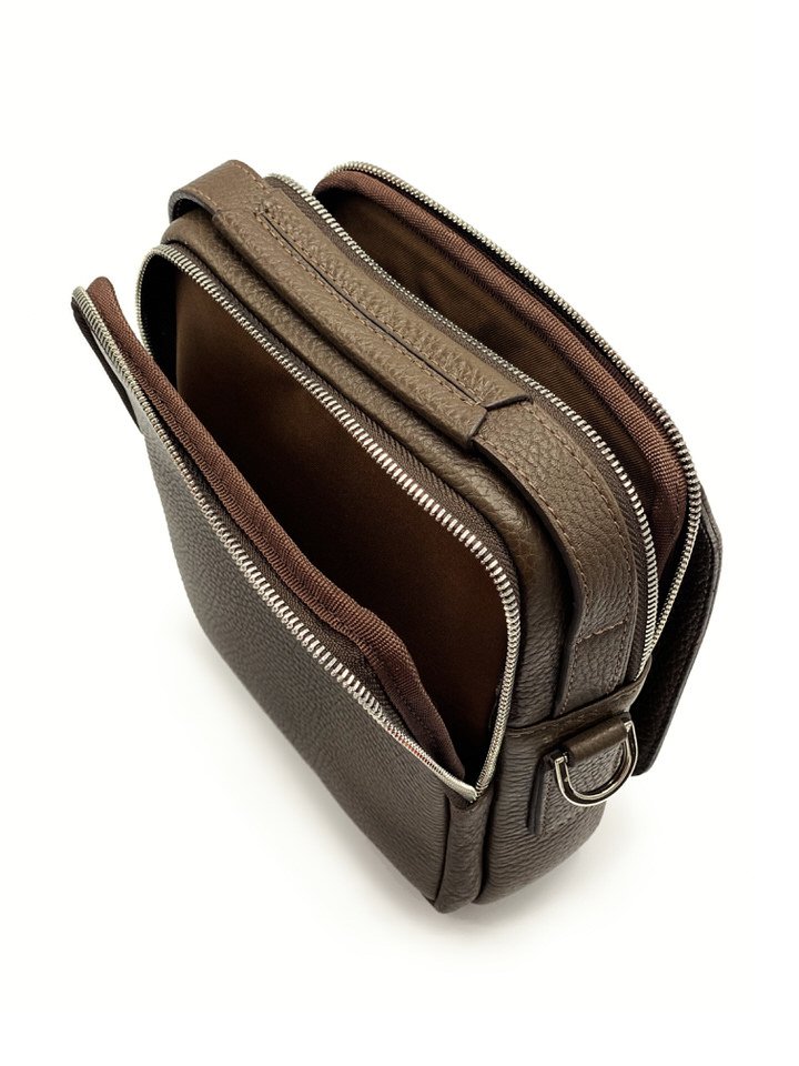 کیف دوشی چرم گاوی385