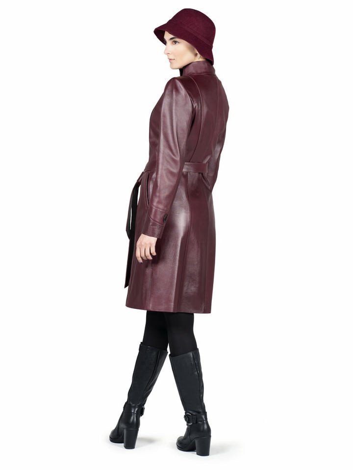 پالتو زنانه چرم گوسفندیT690