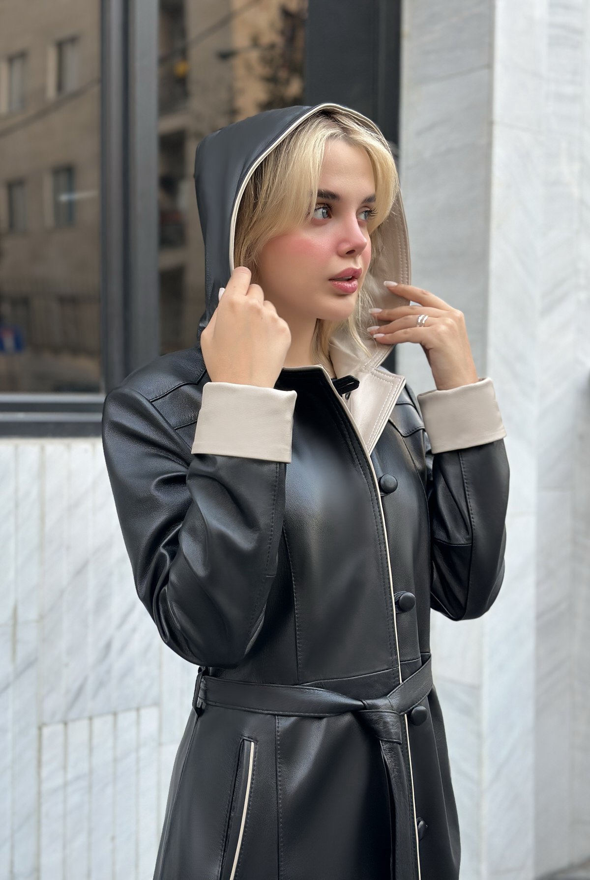 پالتو زنانه چرم گوسفندی.945