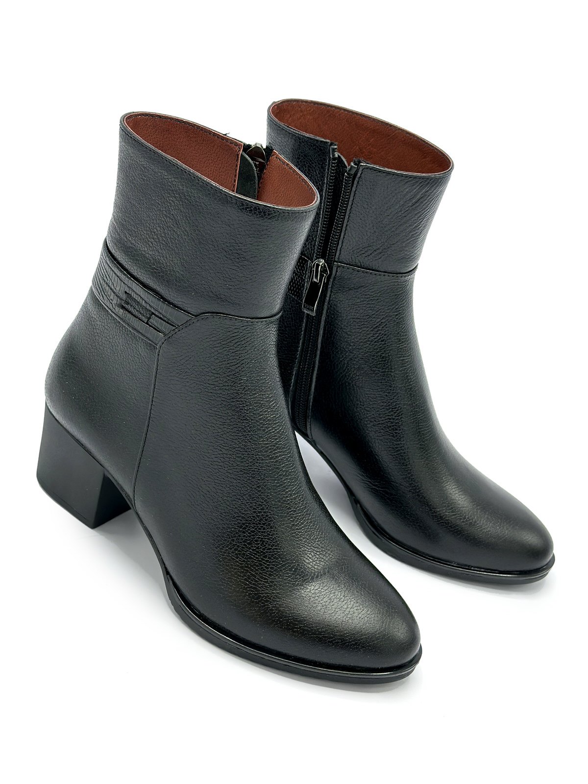 نیم بوت زنانه چرم گاوی.9914