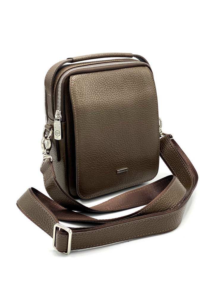 کیف دوشی چرم گاوی385