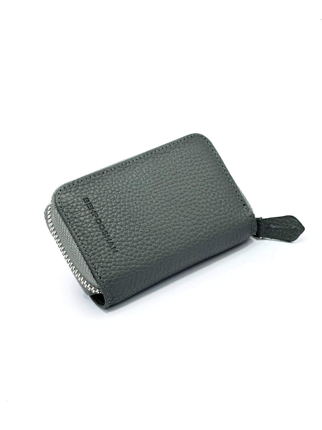 کیف جیبی چرم گاوی.208 طوسی فلوتر
