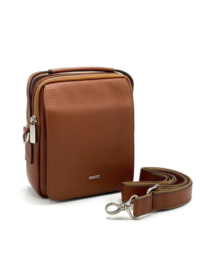 کیف دوشی چرم گاوی385