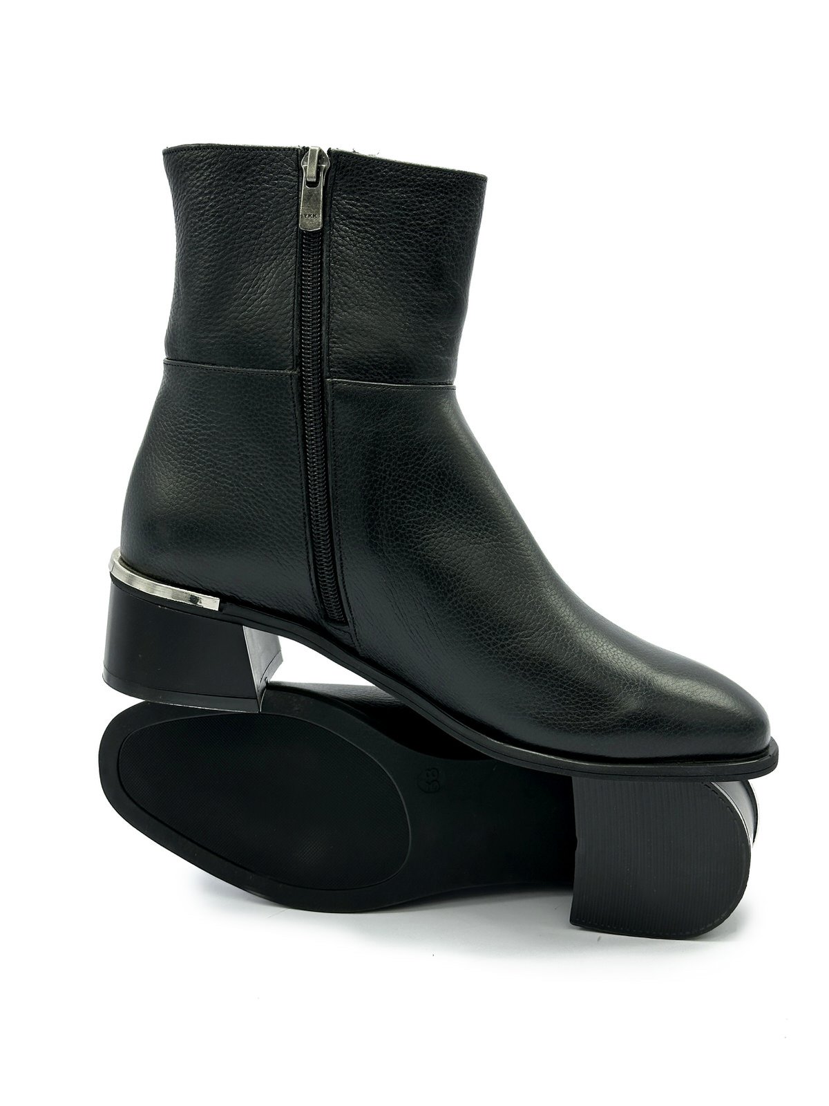 نیم بوت زنانه چرم گاوی.2458