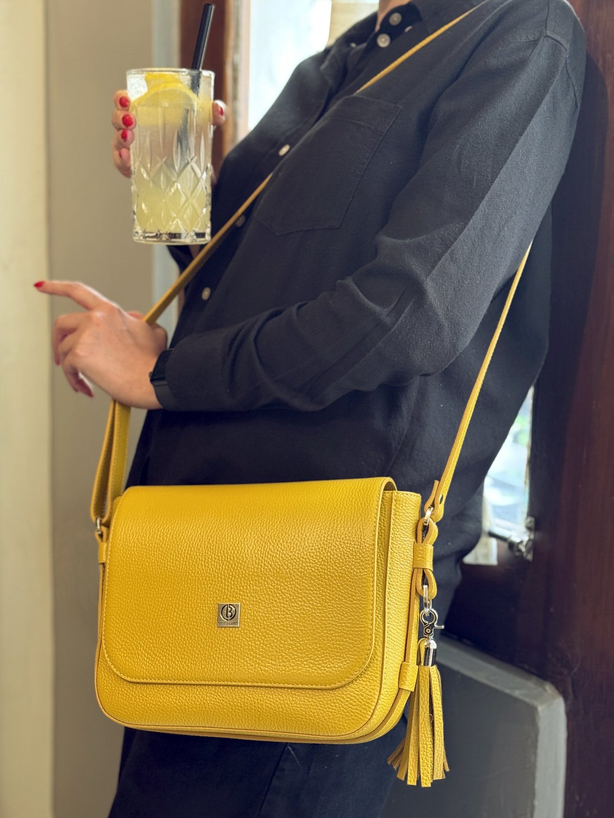 کیف زنانه چرم گاوی1186