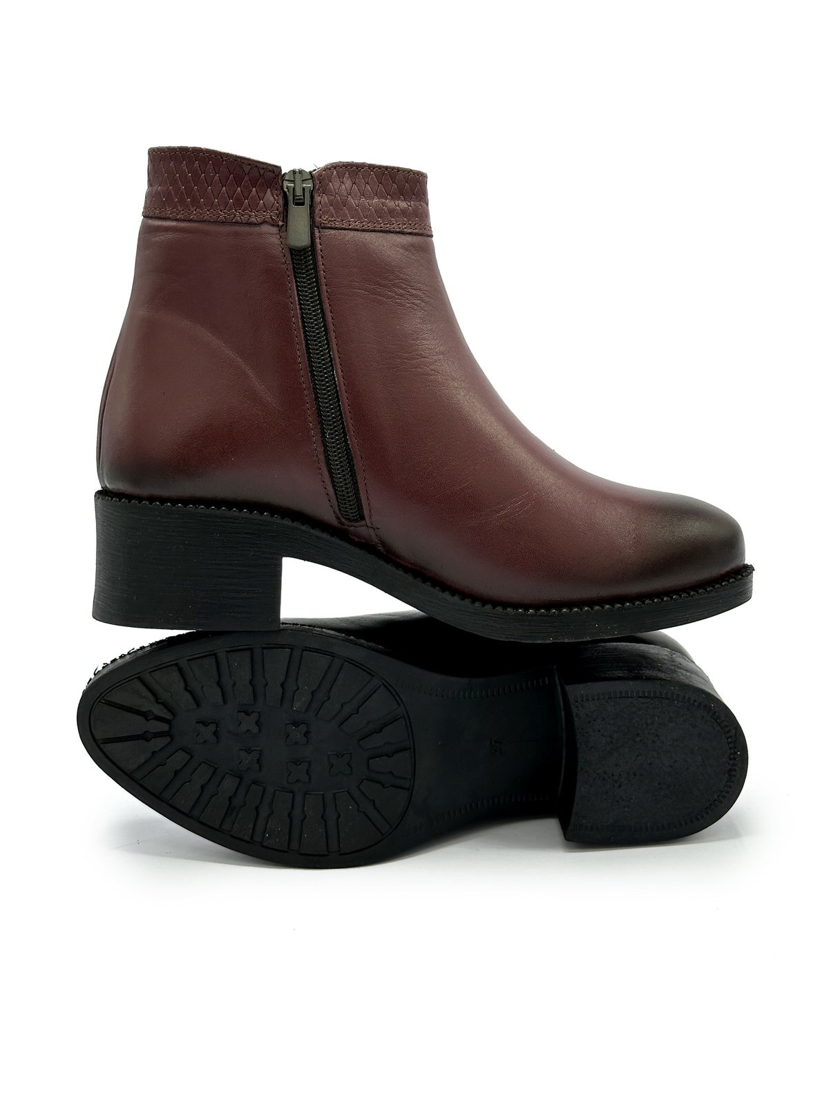 نیم بوت زنانه چرم گاوی.240628