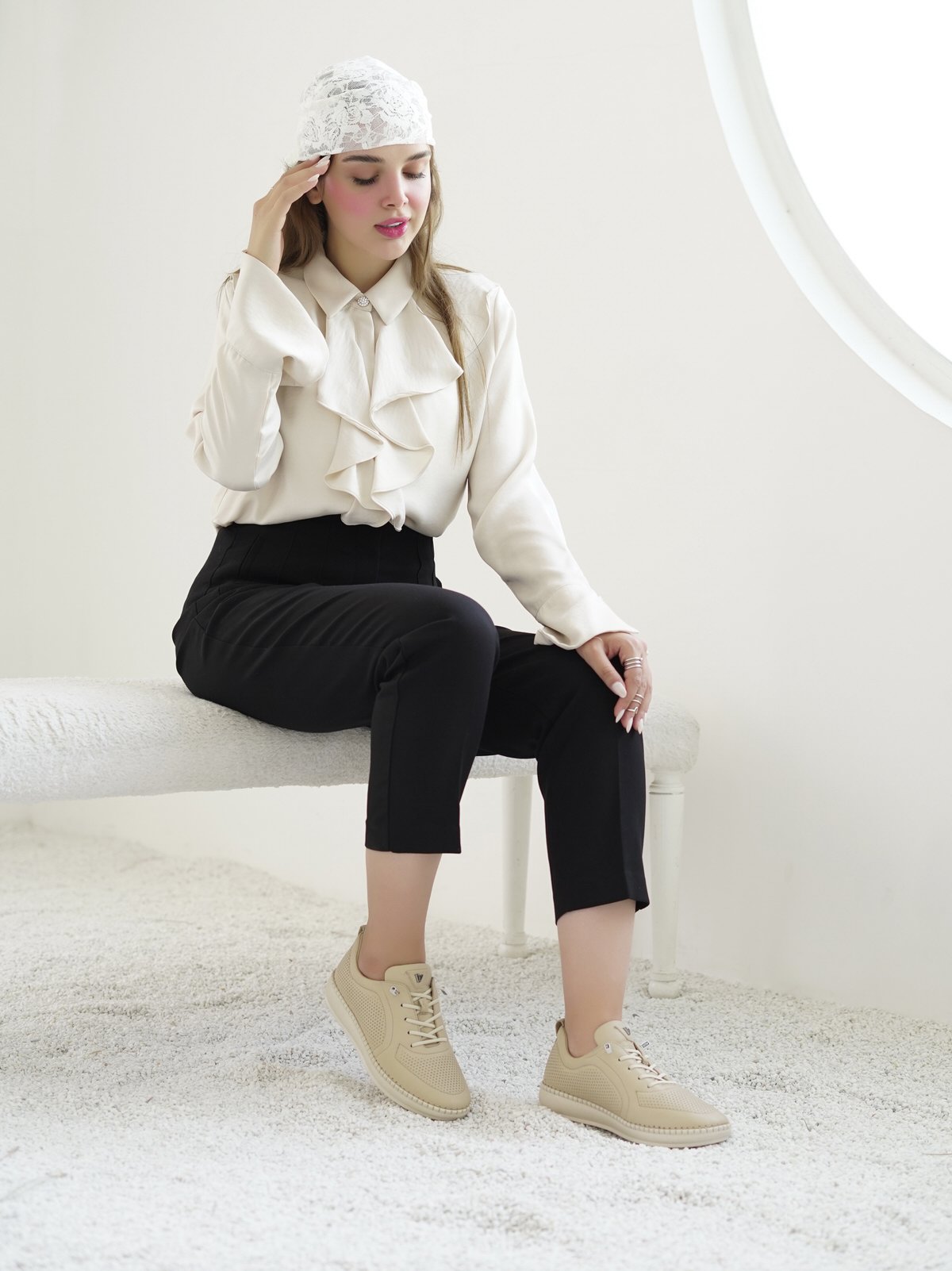 کفش زنانه چرم گاوی.094