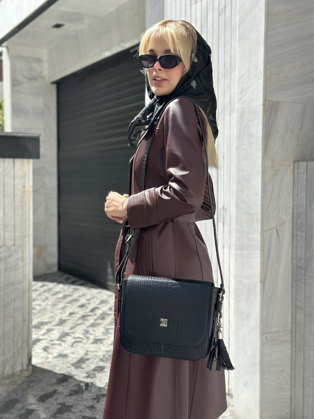 کیف زنانه چرم گاویk1186