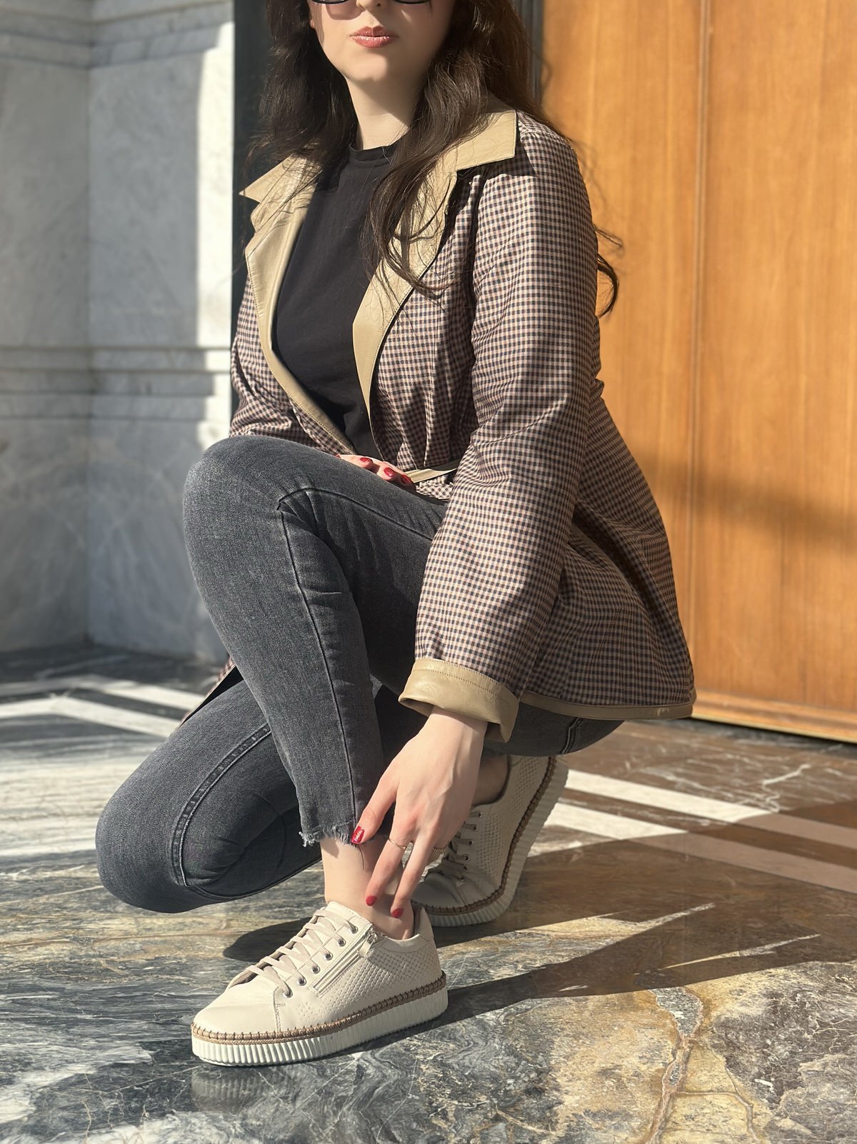 پالتو زنانه چرم گوسفندی.دورو370