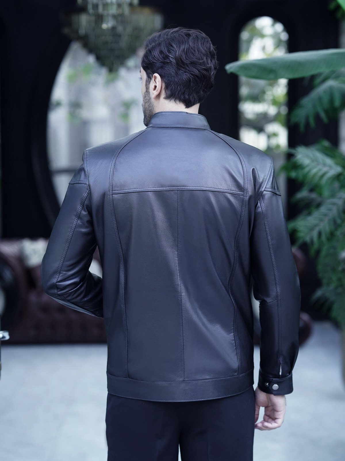 کاپشن مردانه چرم.Tn2040