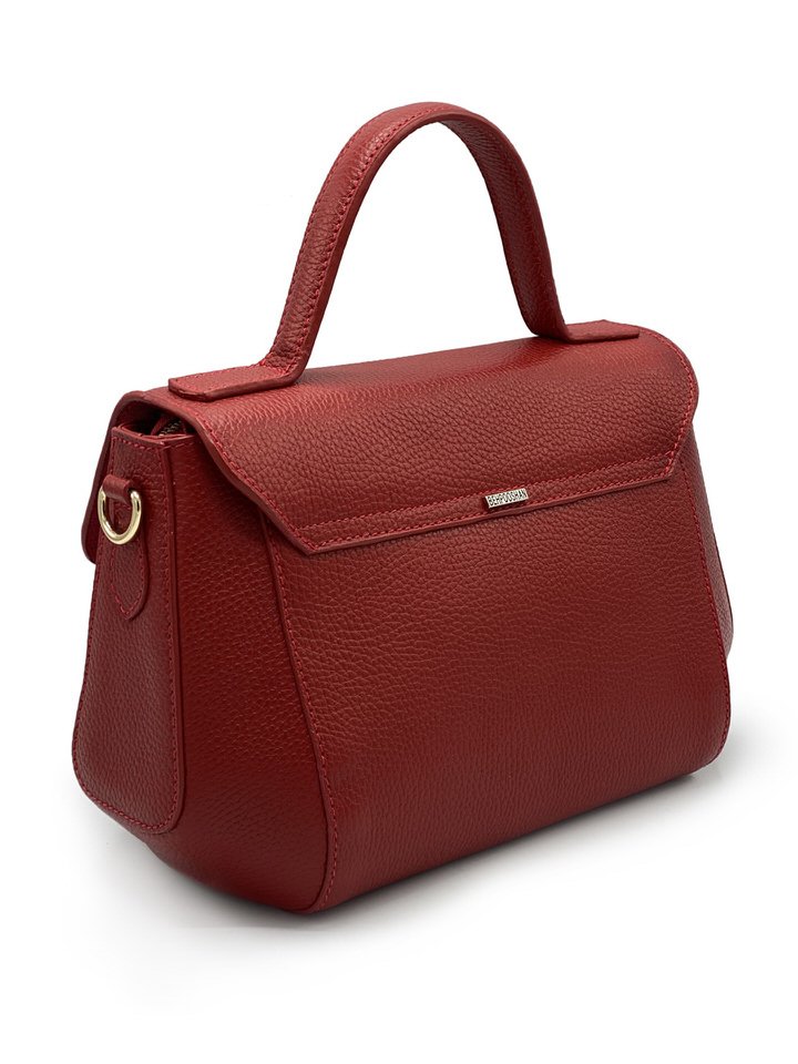 کیف زنانه چرم گاوی950 , قرمز فلوتر
