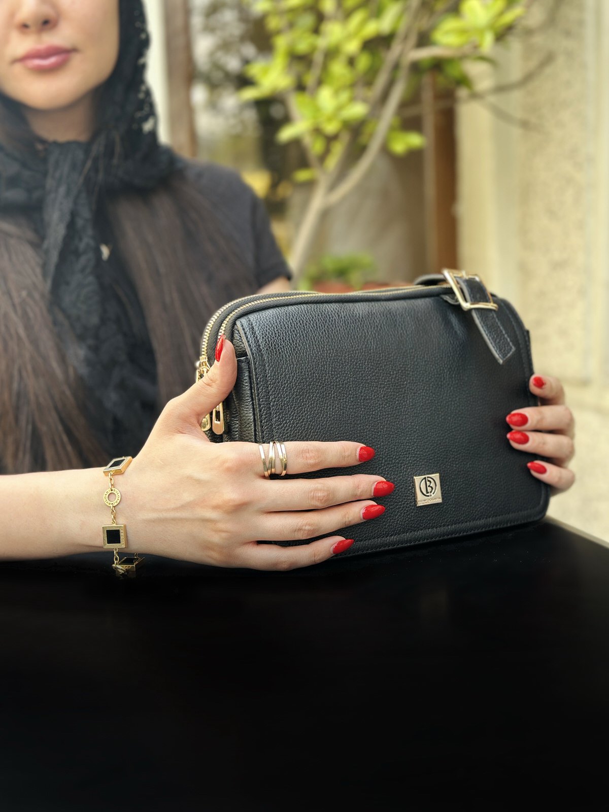 کیف زنانه چرم گاوی814