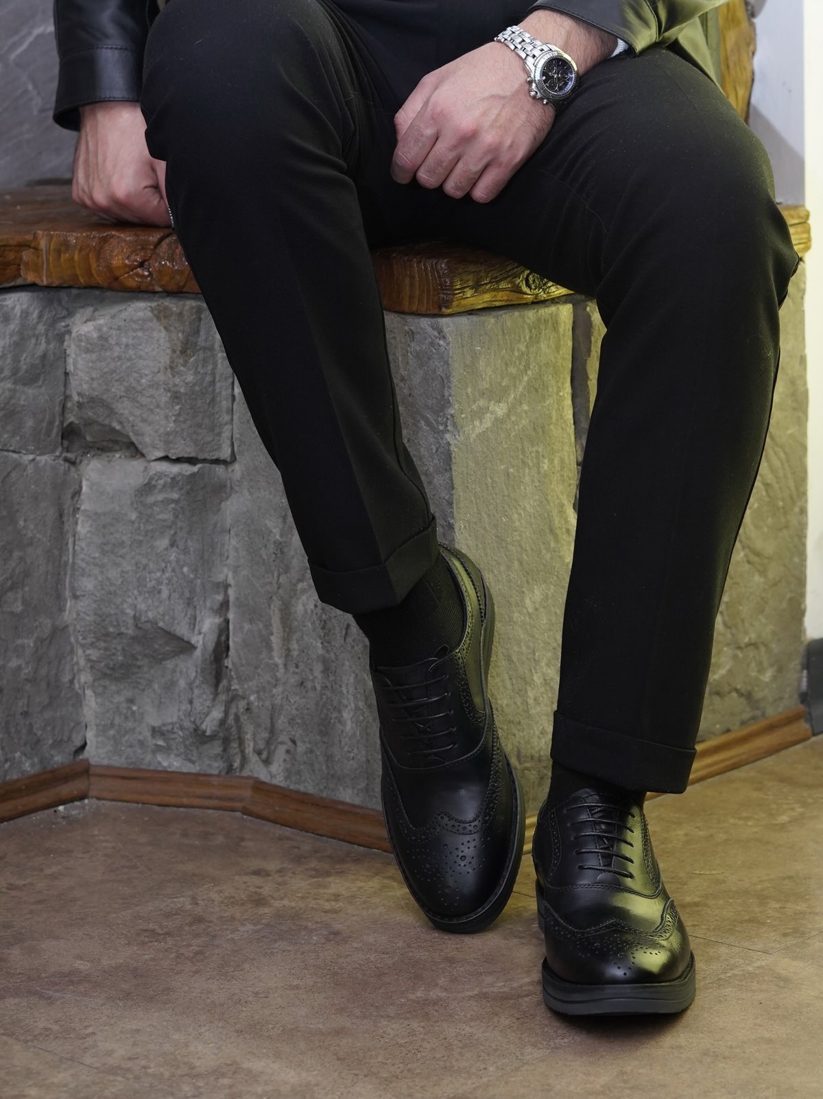 کفش مردانه چرم گاوی.260