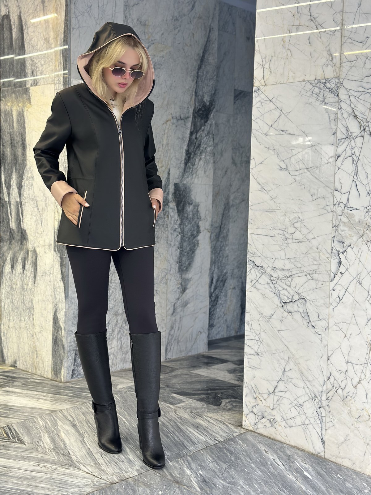 بوت زنانه چرم گاوی.760419