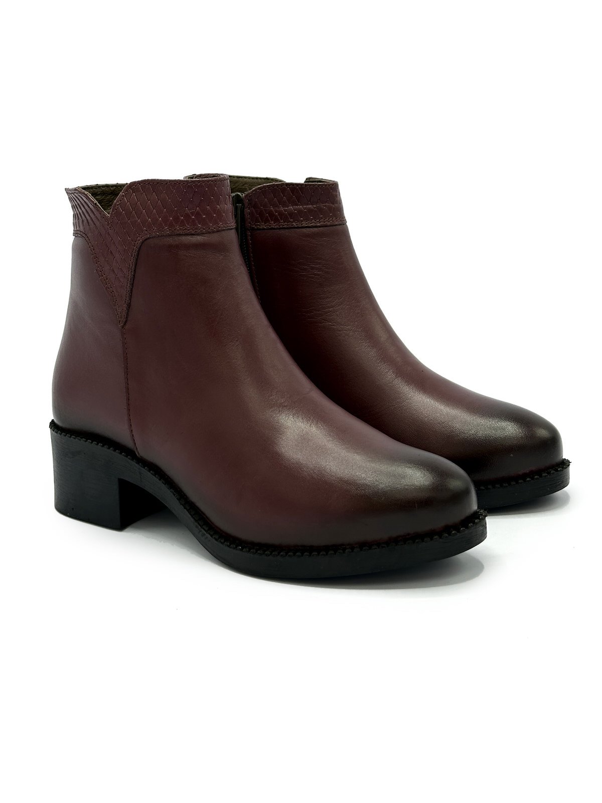 نیم بوت زنانه چرم گاوی.240628